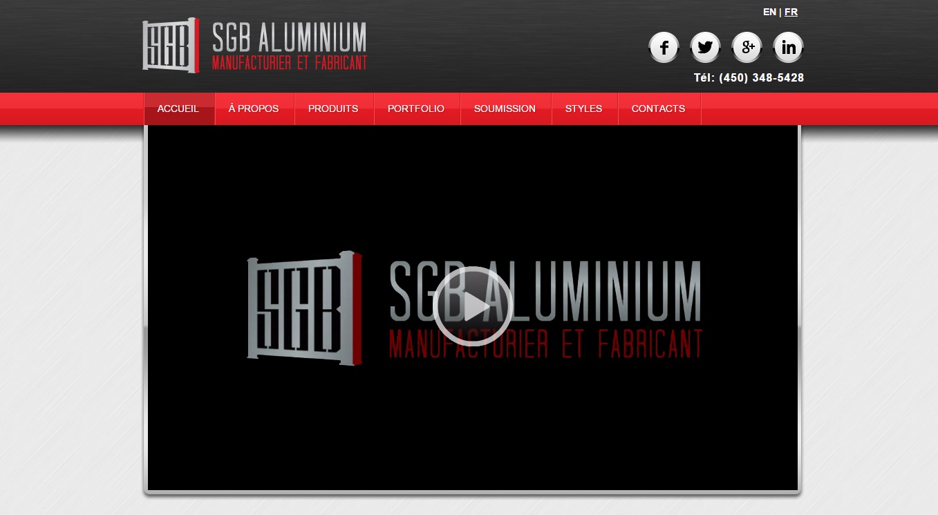 Sgbaluminium website picture